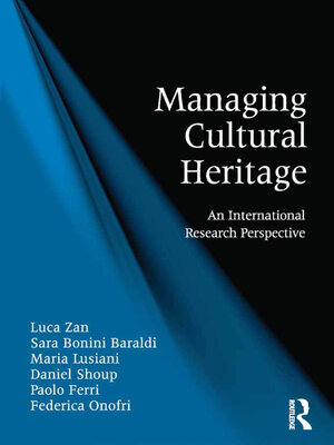 cover image of Managing Cultural Heritage